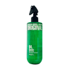 Green bottle with black spray nozzle on a white background