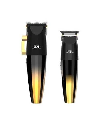 JRL Professional Fresh Fade 2020 Limited Edition Gold Collection Clipper & Trimmer Set + Charging Base