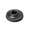 Black hair clipper charging stand on a white background