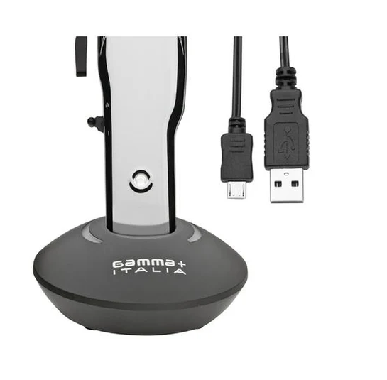 Gamma Italia electronic device with USB cable on a white background