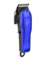 Blue hair clipper on a white background