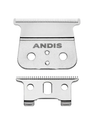 Two ANDIS hair clippers blades on a white background