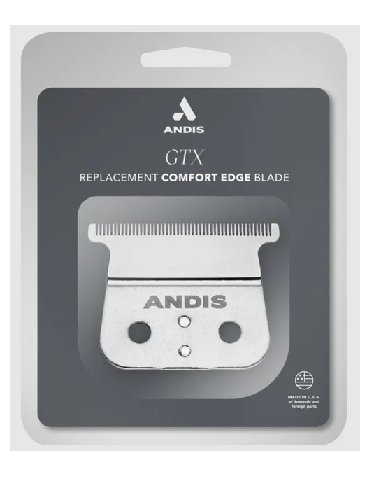 Andis GTX replacement comfort edge blade packaging on a white background