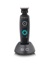 Black grooming tool with 'Saber' branding on a white background