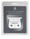 Andis T-Outliner Cordless ceramic replacement blade packaging on a white background