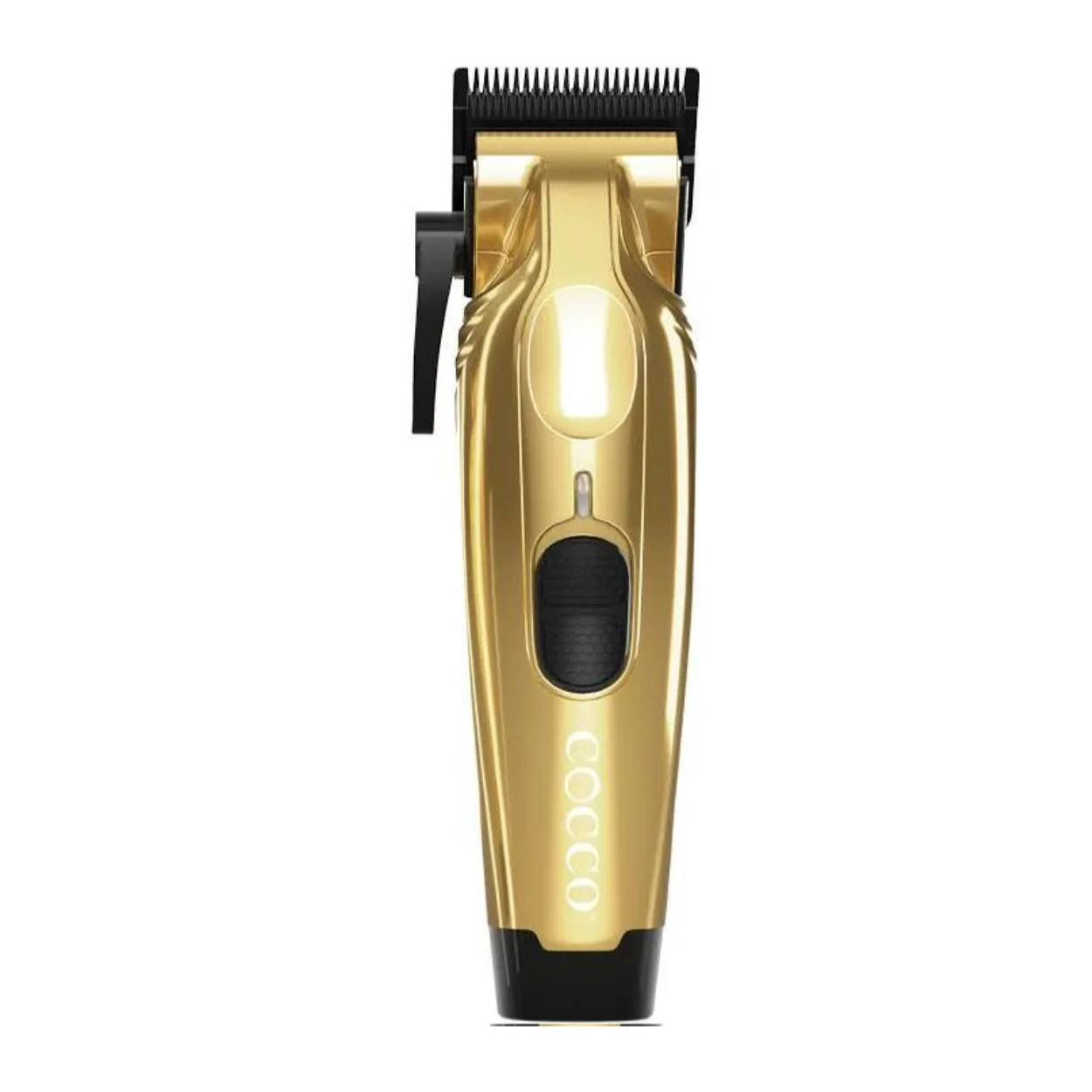 Gold Cocco hair clipper on a white background
