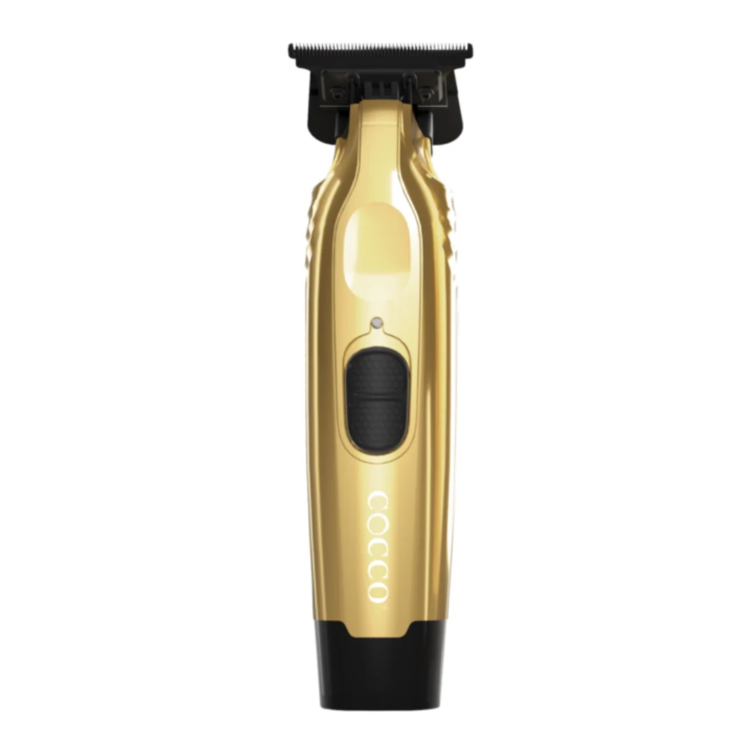 Gold and black Cocco hair trimmer on a white background