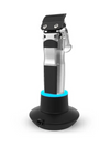 Cyborg hair clipper with black and silver design on a white background