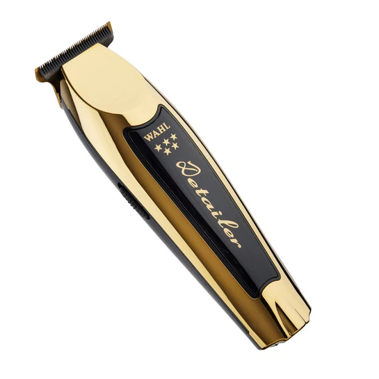 Gold and black Wahl Detailer trimmer on a white background