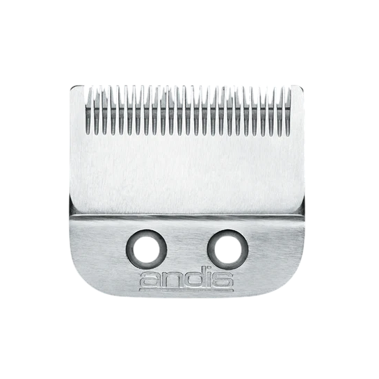 Hair clipper blade with 'andis' branding on a white background