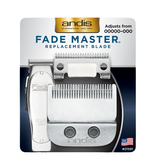 Andis Fade Master replacement blade packaging on a white background