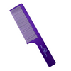 Purple comb on a white background