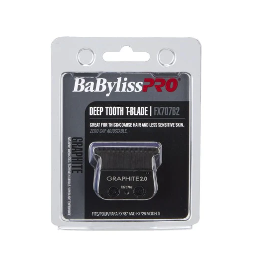 BaBylissPro deep tooth T-blade packaging on a white background