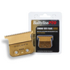 Gold tooth blade for BaBylissPRO hair styling tools on a white background