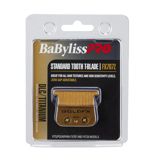BaByliss Pro gold tooth comb blade packaging on a white background