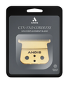 Andis GTX-EXO Cordless Gold Replacement Blade packaging on a white background