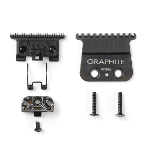Black metal components with 'Graphite' branding on a white background