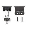 Black metal components with 'Graphite' branding on a white background