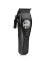 Black hair clipper on a white background