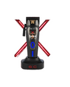 Hair clipper with red accents on a white background
