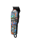 Multicolored hair clipper on a white background