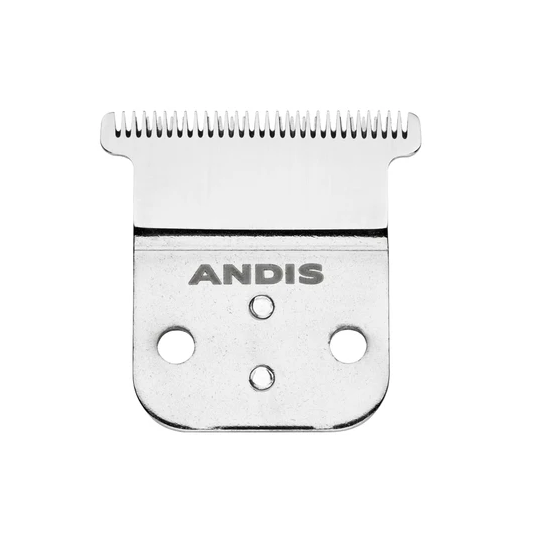 Andis hair clipper blade on a white background