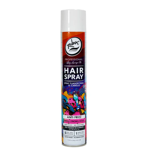 Rolda Hair Spray bottle on a white background