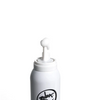 Rolda White bottle with a pump on a white background