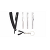 Tomb 45 Triple Cartridge Razor with attachments on a white background
