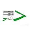tomb 45 triple cartridge razor with green handles and metallic components on a white background