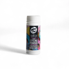 Rolda Hair styling powder container with colorful label on a white background