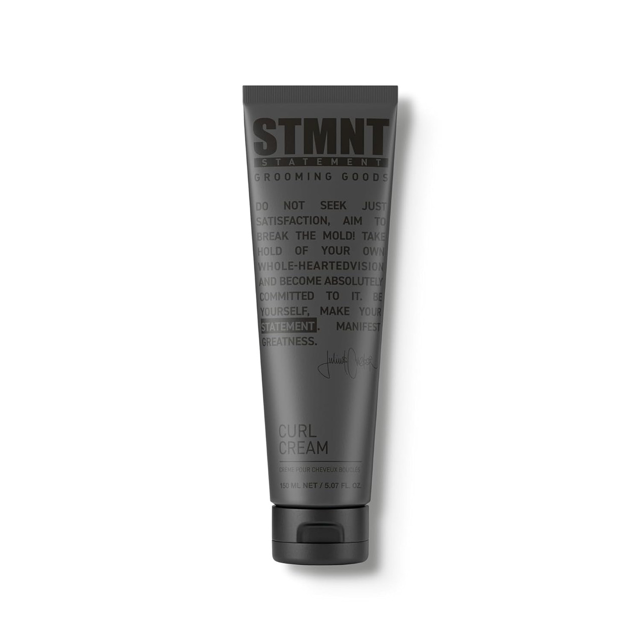 Tube of STMNT Curl Cream on a white background