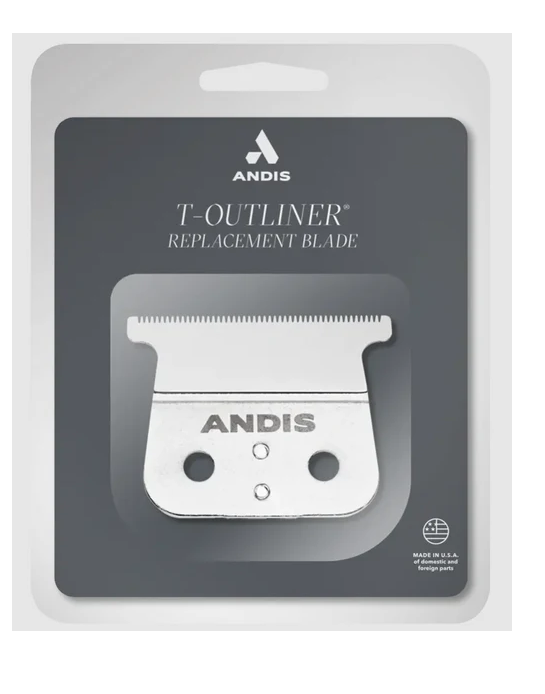 Andis T-Outliner replacement blade packaging on a white background