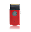 Red electric shaver with 'UNO' branding on a white background