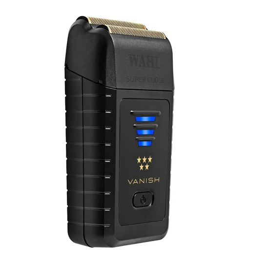 Black Wahl Vanish electric shaver on a white background