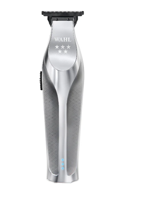 Silver Wahl hair trimmer on a white background
