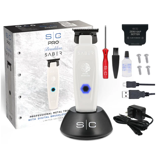 SIC Pro hairbrush with accessories on a white background