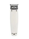 White and black hair trimmer on a white background