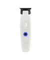 Hair trimmer with visible brand logo on a white background