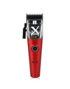 Red hair clipper with brand logo on a white background