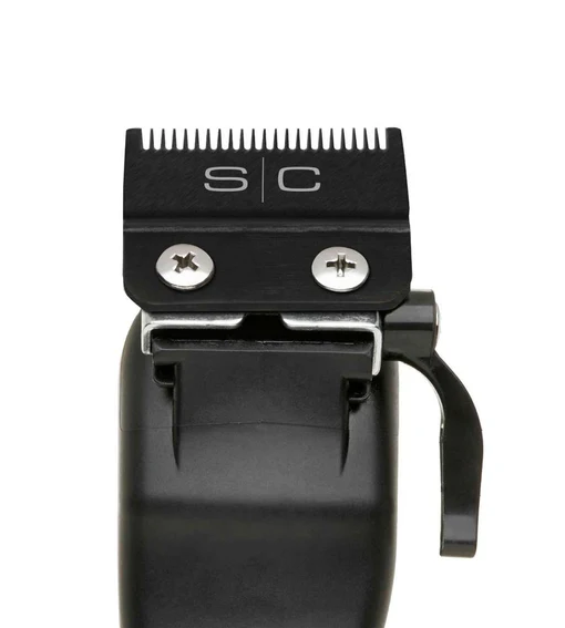 Black hair clipper with brand logo on a white background