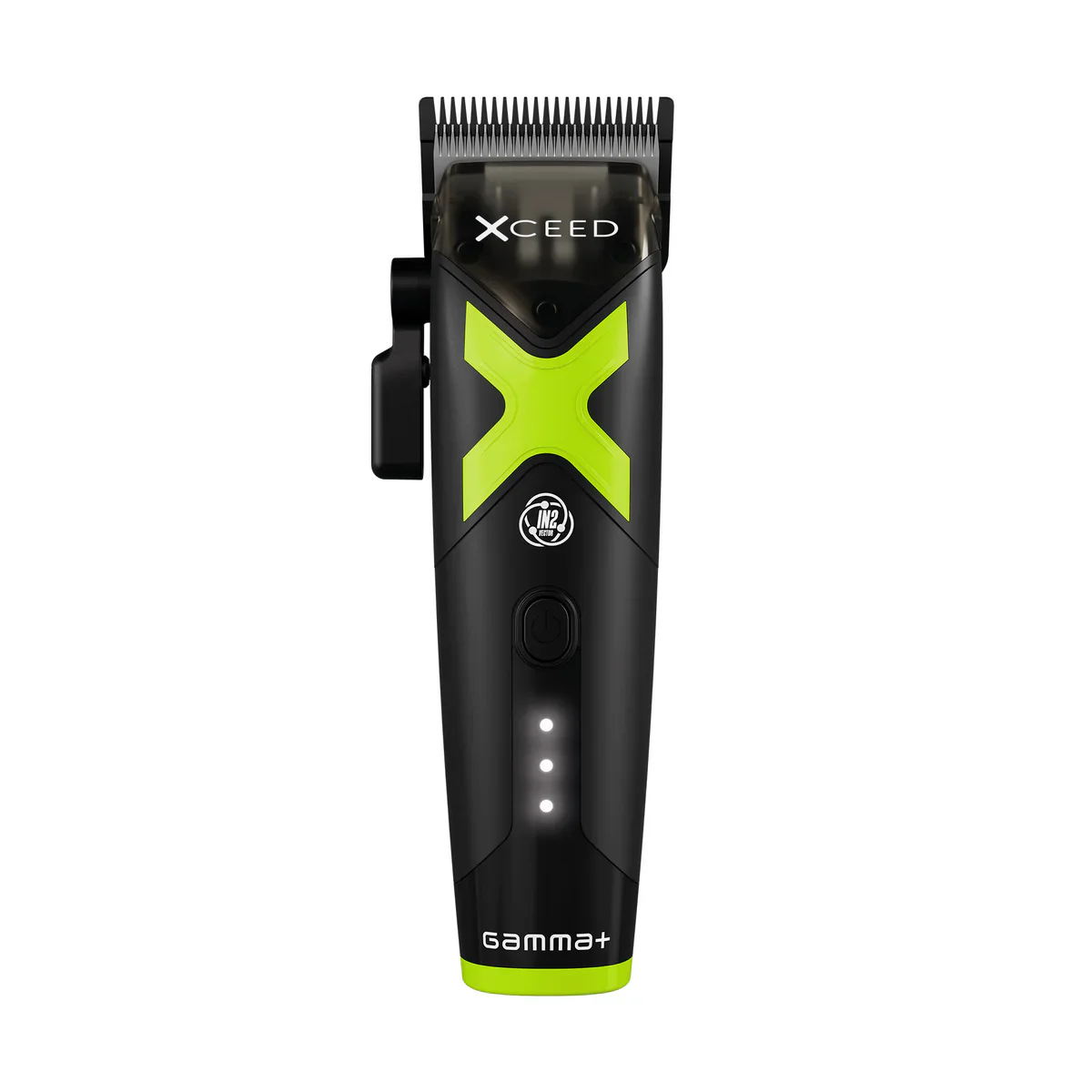 Hair clipper with Xceed branding on a white background